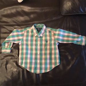 Ralph Lauren buttoned long sleeve shirt 18 months